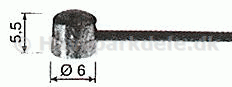 Kabel 1,5 mm Ø 6,0 x 5,5 mm