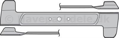 Kniv, 516 x 55 mm, CH 10 mm, venstre : A 2