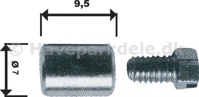 Kabelstop til 2,2 mm