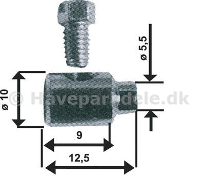 Kabelstop til 3,3 mm