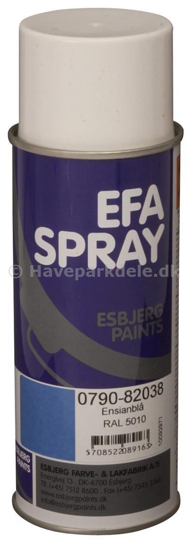 Spraymaling Ensianblå
