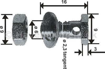 Kabelstop til 2,0 mm