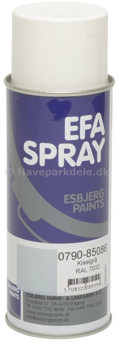 Spraymaling Kieselgrå