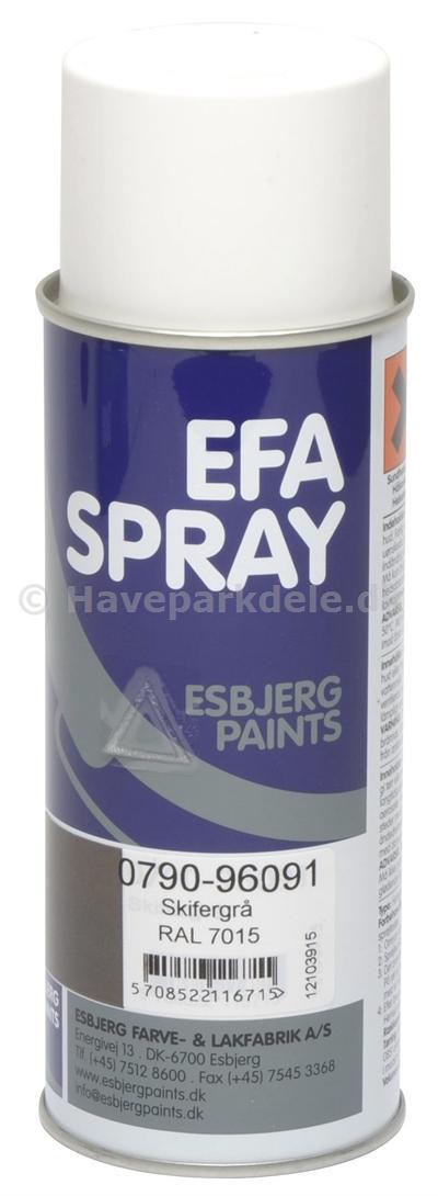 Spraymaling Skifergrå