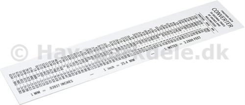 B&S Plastic ruler-gauge